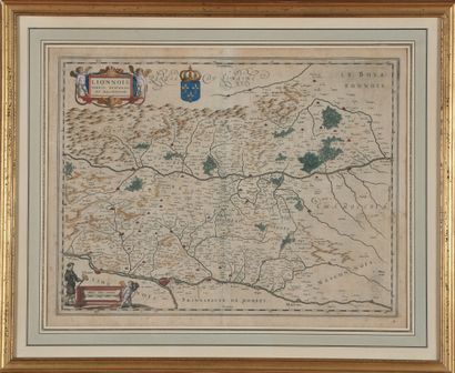 Blaeu (XVIIème siècle) carte du Lyonnois,...