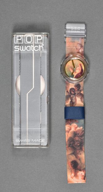 null Montre Swatch réf PWK168, modèle « Putti » / édition limitée par Vivienne Westwood,...