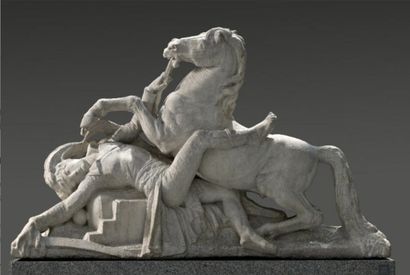 null Joseph Chinard (1756-1813)
Trophée d'armes : The Renown in the middle of the...