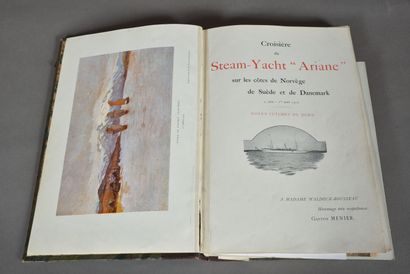 null Marine Française. Livre "Croisière du Steam-Yacht "ARIANE" sur les côtes de...