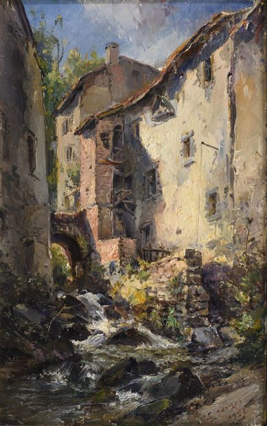 Émile NOIROT (1853-1924).
Vieux moulin de...