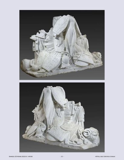 null Joseph Chinard (1756-1813)
Trophée d'armes : The Renown in the middle of the...