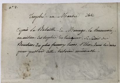 null Joseph Chinard (1756-1813)
Trophée d'armes : La Renommée au milieu des armes....