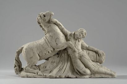 null Joseph Chinard (1756-1813)
Trophée d'armes : The Renown in the middle of the...