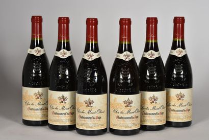 null 6 B CHÂTEAUNEUF DU PAPE Rouge Clos du Mont Olivet 2003

TVA récupérable pour...