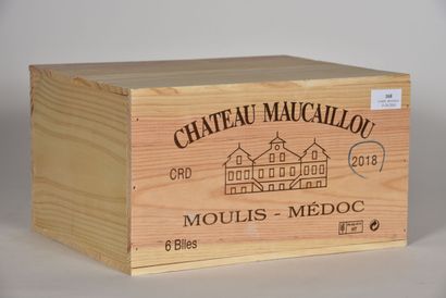 6 B CHÂTEAU MAUCAILLOU (Caisse Bois d'origine)...