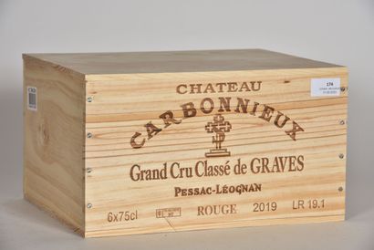 null 6 B CHÂTEAU CARBONNIEUX Rouge (Caisse Bois d'origine) CC Graves 2019

TVA récupérable...