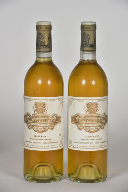 null 2 B CHÂTEAU COUTET (e.t.h. légères; c.c. légères) CC1 Sauternes 1985