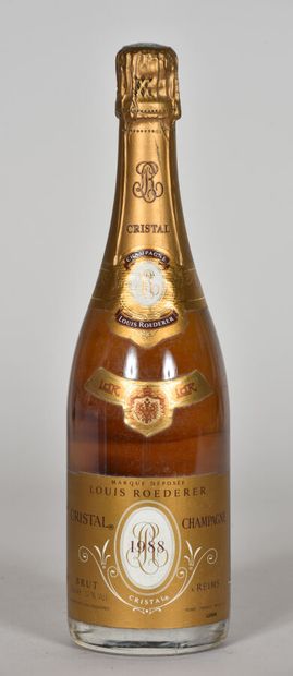 null 1 B CHAMPAGNE BRUT CRISTAL (e.l.a.) Louis Roederer 1988

TVA récupérable pour...