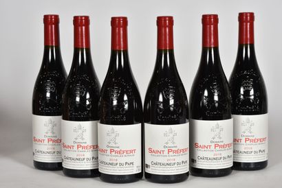 null 6 B CHÂTEAUNEUF DU PAPE COLLECTION CHARLES GIRAUD (carton d'origine) Domaine...