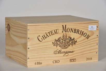 null 6 B CHÂTEAU MONBRISON (Caisse Bois d'origine) Margaux 2018

TVA récupérable...