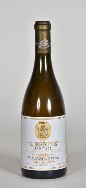 null 1 B ERMITAGE L'ERMITE Blanc Chapoutier 2001