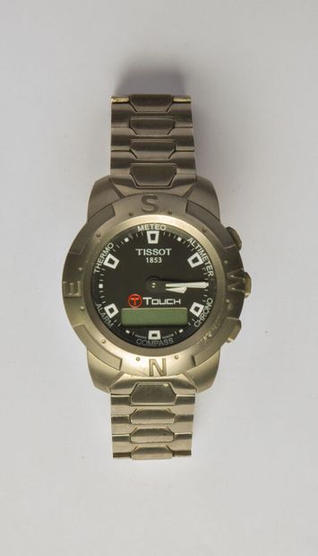 TISSOT: Titanium watch, 