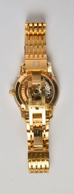 null OMEGA: Watch in 18K (750/oo) yellow gold, "De Ville, Co-Axial" collection, round...
