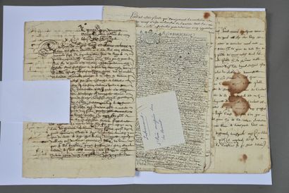 null DIVERS. 12 documents XVIe-XVIIIe.
Acquisition à Annonay (1597), état des fonds...