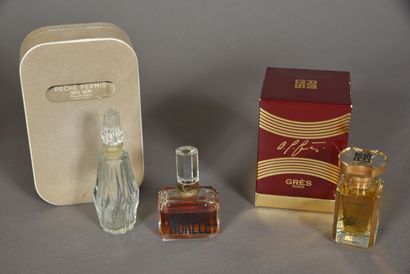 null Divers parfumeurs, années 1950/1980
Lot de trois flacons : « Norell » de NORELL...