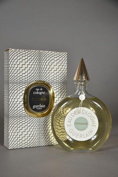 null GUERLAIN, "Chamade", 1969 
Presented in its titled cardboard case, bottle containing...