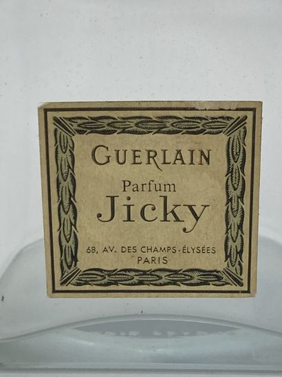 null GUERLAIN - "Jicky" - (1889)
Colorless crystal bottle of rectangular section,...