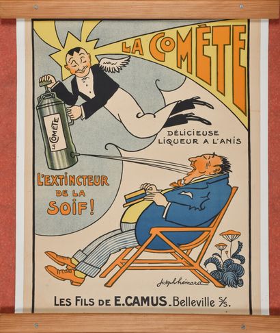 null Joseph HEMARD (1880-1961)
La Comète (Délicieuse liqueur d'anis / L'extincteur...