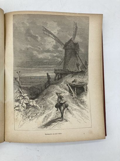 null Lot de quatre livres illustrés comprenant : 
POITOU Eugène, Un hiver en Egypte,...