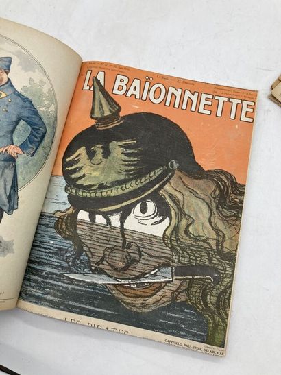 null La baïonnette, revue satyrique des années 1915,1916 et 1917. 
Dont Numéro spécial...