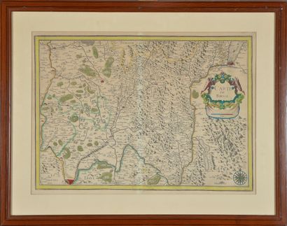 null Cartographie - XVIIe siècle
Carte de la Bresse
Gravure sur cuivre. Epreuve sur...