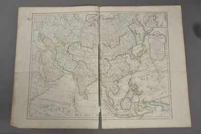 null GUILLAUME DELISLE & DEZAUCHE his successor
(France, 18th century)
Map of Asia....