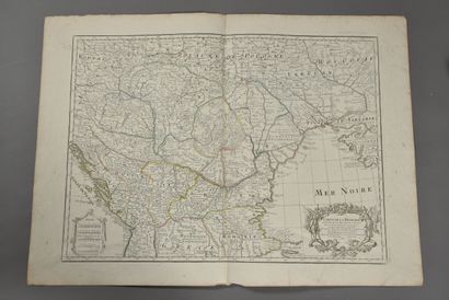 null GUILLAUME DELISLE & DEZAUCHE his successor
(France, 18th century)
Map of Hungary....