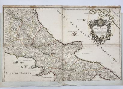 null HUBERT JAILLOT géographe ordinaire du roy
(France, XVIIIe siècle)
Le Royaume...