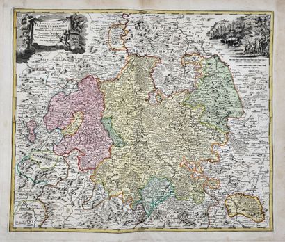 JEAN-BAPTISTE HOMANN (Germany 1664 - 1724)
Map...