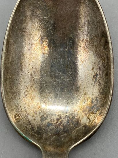 null Cailar Bayard, twelve silver plated cutlery holders. 
20th century. 
Wear of...