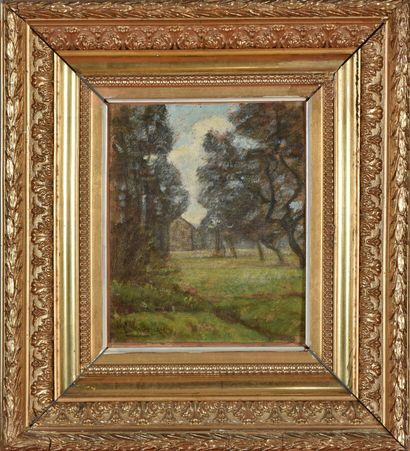 François Joseph VERNAY (1864-1950).
Landscape.
Oil...