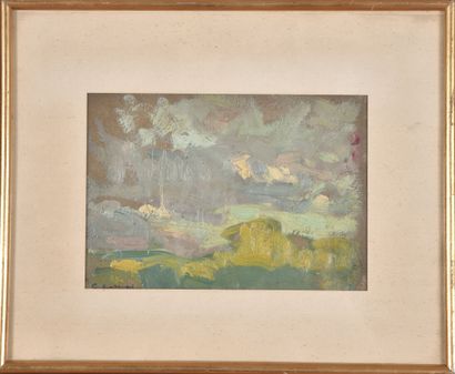 Pierre COMBET-DESCOMBES (1885-1966).
Landscape...
