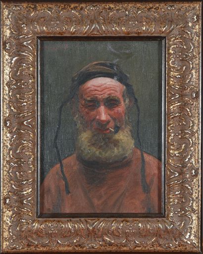 Charles Roussel (1861-1936).
Bearded fisherman.
Oil...
