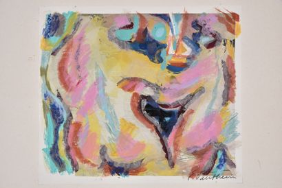 null Eric VAUTHERIN (1927-2017).
Bathers.
Mixed media on paper.
Signed lower right.
33...