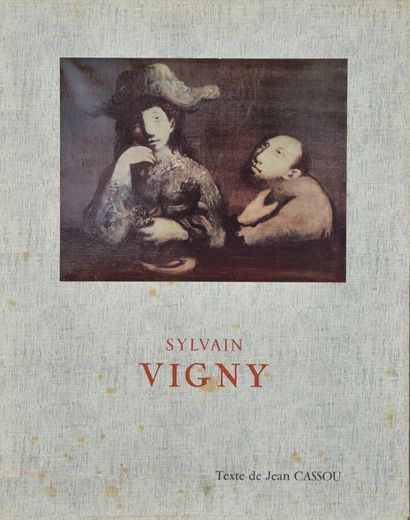 null Sylvain Vigny (1903-1970).
Le couple aux oiseaux.
Huile sur papier collé sur...