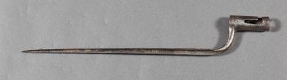 null FRANCE. Socket bayonet (7cm), stamped with the letter "A" and "42", total length...