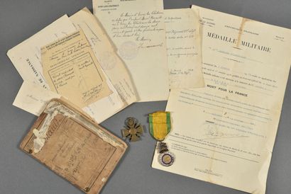France. 1° WAR. 209TH RIT. War Cross citation...
