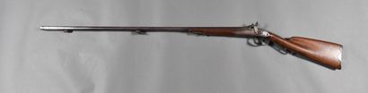 null FRANCE. Shotgun, long modified flintlock with percussion with frustrated signature...