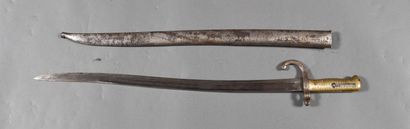 null FRANCE. GERMANY/PRUSSIA. Modified CHASSEPOT bayonet, faded back, markings "P.D.I.,...