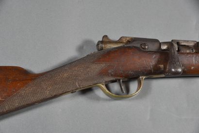 null FRANCE. MOUSQUETON 1866/1874, canon de 51cm marqué " Manufacture d'Armes. TULLE....