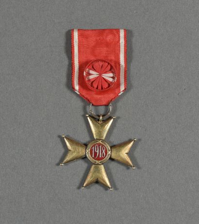 POLOGNE. Ordre du Polonia Restitua 1918,...