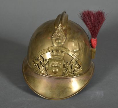 FRANCE. Helmet of fireman of the city of...