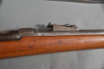 null FRANCE. Fusil CHASSEPOT, 1866, canon de 79.5cm marqué " S.1869 ", " MI ", "...