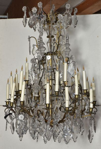 Large cage chandelier in the 18th century...