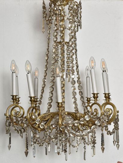 Chandelier in the Napoleon III style with...
