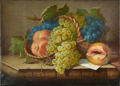 Louis PIRAUD (XXth century).
Fruit basket...