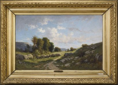 Horace Antoine FONVILLE (1832-1914).
Landscape...