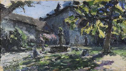 Pierre CALES (1870-1961).
The fountain at...