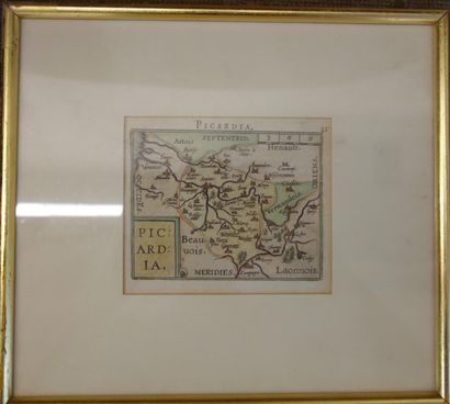 null ORTELIUS (Cartographie, fin du XVIe s.)
Carte de Picardie
La feuille : 10,5...